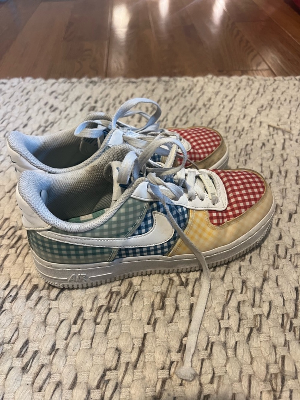 Nike limited edition custom made air force 1s sir 6.5 Y